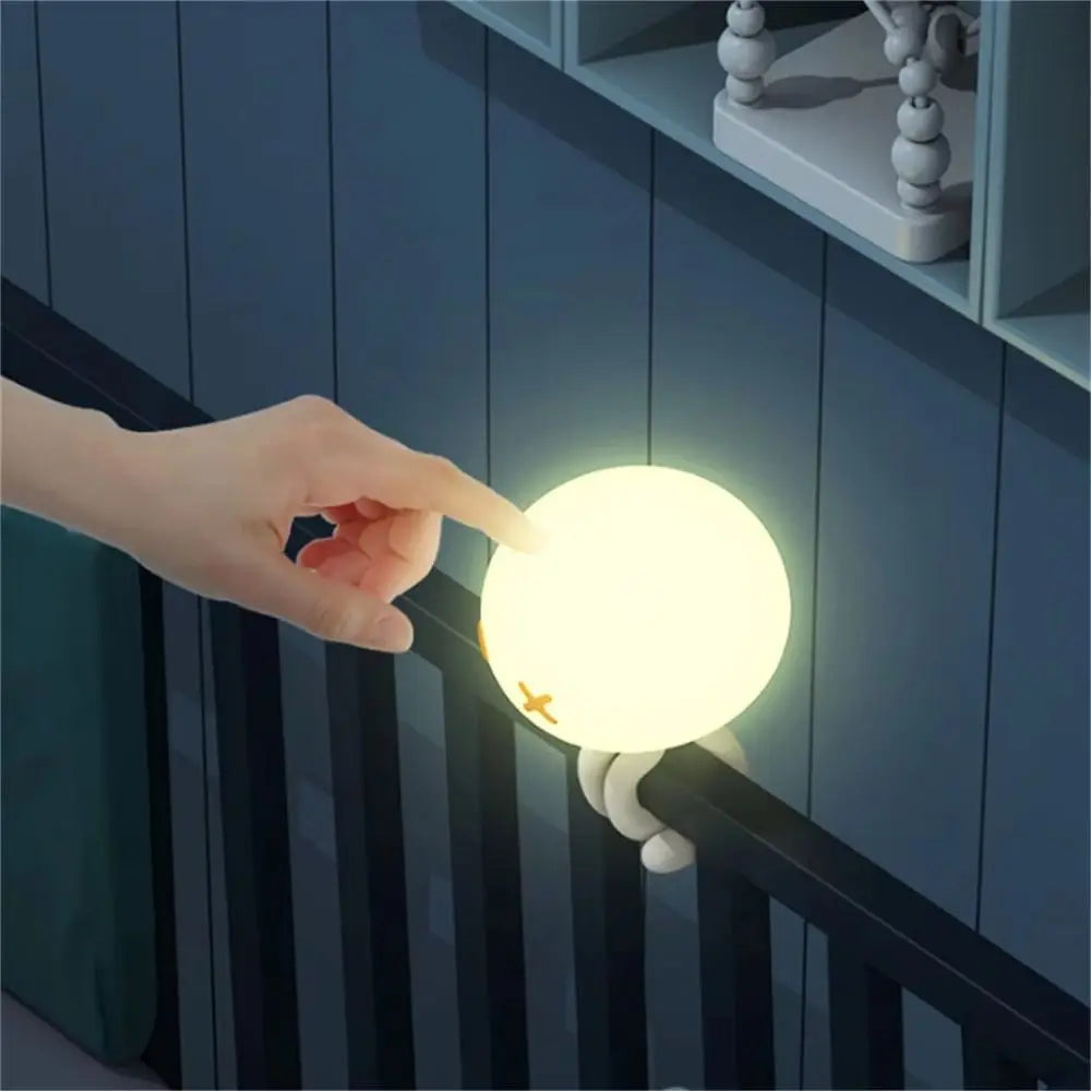 Deformable Silicone Jellyfish Night Light Eye Protection 3 Color Light LED Jellyfish Lamp Adjustable Brightness Flexible Tripod Vue