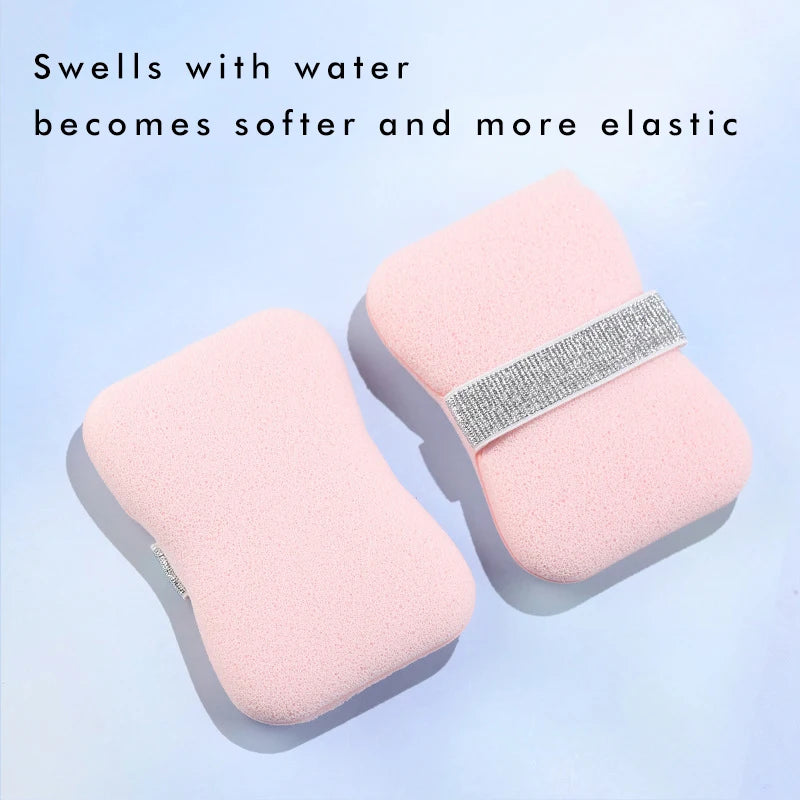1PCS Sponge Soap Bag Bath Cleansing Foaming Net Pouch Body Exfoliating Scrubber Sponges Bathroom Nylon Soap Pocket Vue