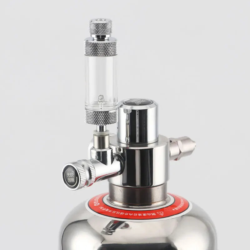 Aquarium DIY CO2 Generator System Kit with Auto Bubble Counter and Diffuser for Plants Fish Tank Reactor Pressure Gauge Filter Vue Manual