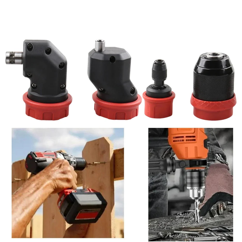 Quick-Release Drill Chuck Adapter – 6.35mm Hex Shank Bits Drill Chuck Adapter Vue