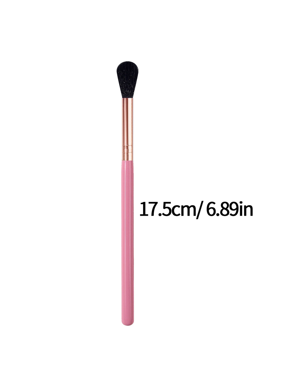 1PCS Highlighter Makeup Brush, Pink Long Handle Rose Gold Ferrule Soft Fluffy Bristle Precision Powder Brush Free Shipping Vue