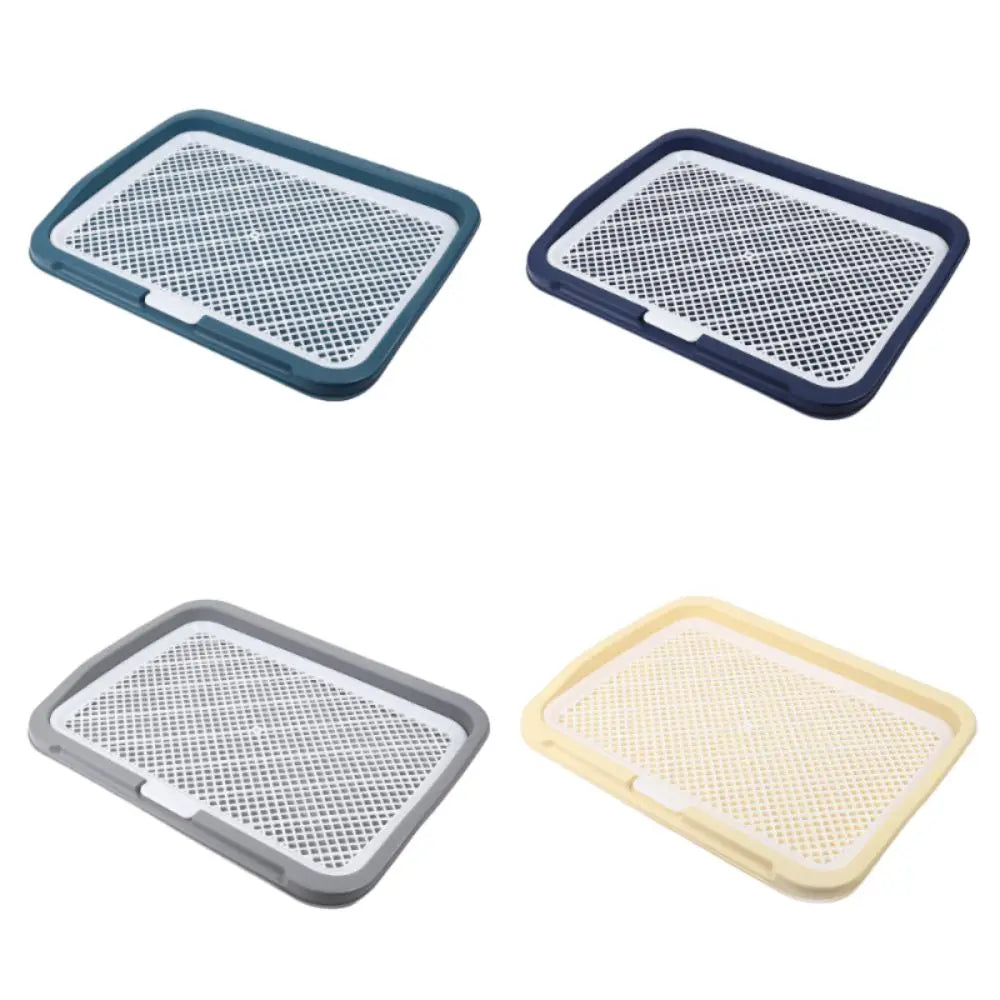 Easy Clean Puppy Potty Training Tray Detachable Mesh Dog Toilet Tray Leak Proof Reusable Dog Potty Training Toilet Vue
