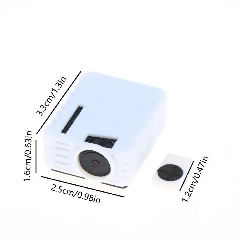 Miniature Projector With 3D Effect and Remote Controller For Dollhouse Scene Decoration Creative Bedroom Lighting Vue