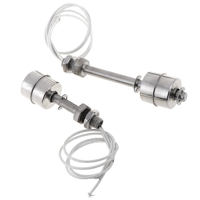 1PCS Stainless Steel Float Switch Double Ball Float Switch Tank Liquid Water Level Sensor Tank Pool Flow Sensors Vue