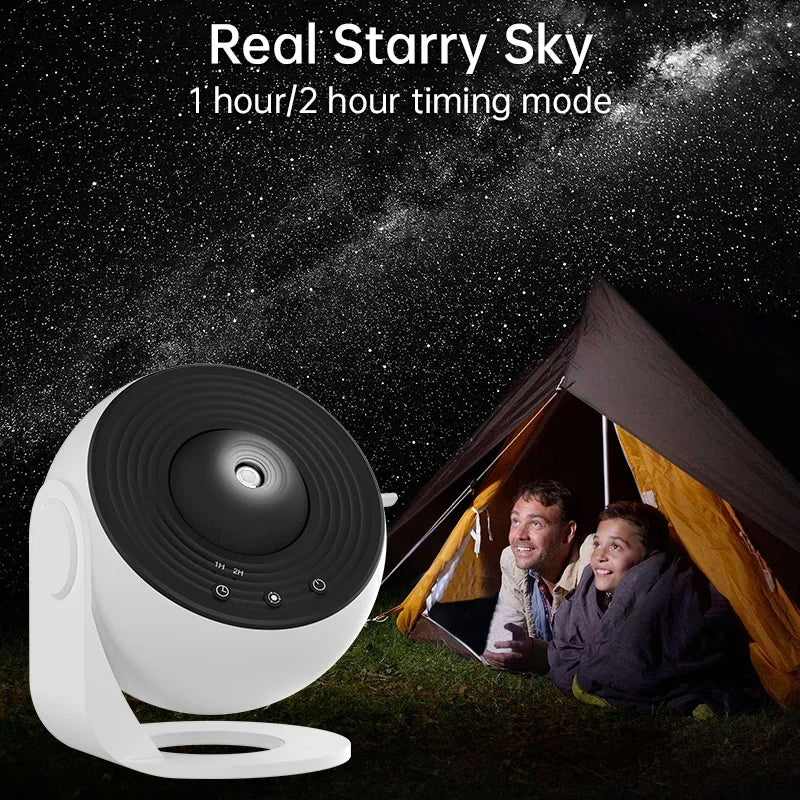 Night Light Galaxy Projector Starry Sky Projector 360° Rotate Planetarium Lamp For Kids Bedroom Valentines Day Gift Wedding Deco Vue
