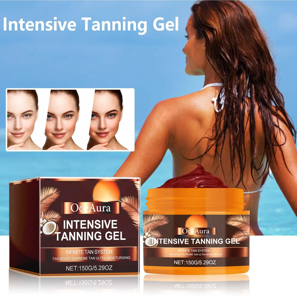 Carroten Tanning Gel Accelerate dark skin Enhance melanin Tan accelerator Cream Long lasting hydrating Sunless Tanning Products Vue