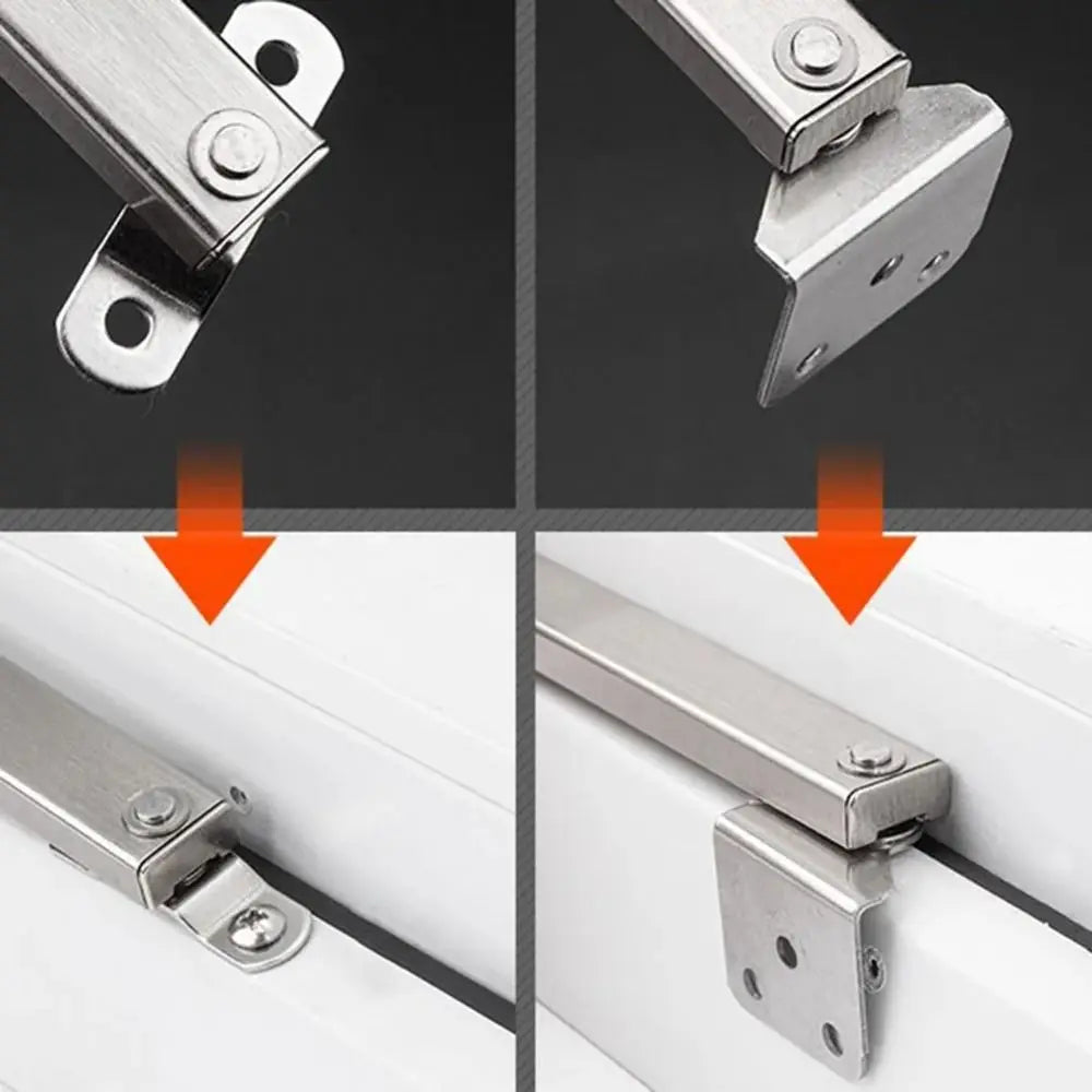 Angle Controller Wind Brace Stopper Window Fixed Telescopic Window Restrictor Sliding Stainless Steel Window Limiter Vue