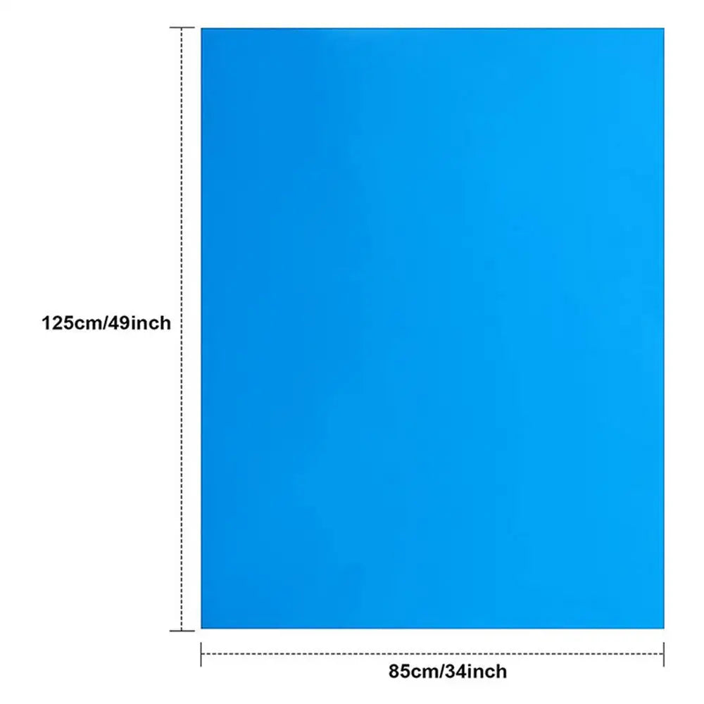 Large Pool Patch 125x85cm Waterproof Self-Adhesive Inflatable Repair Cover for Boat Hot Tub Swimming Ring Bathtub Bounce House Vue 125X85CM
