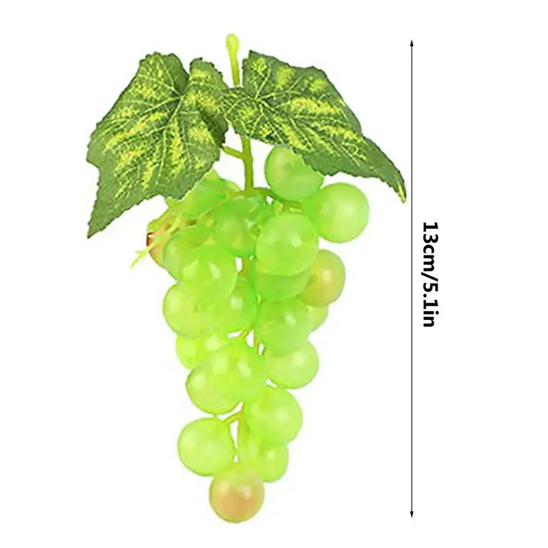 Artificial Grape Cluster – Realistic Fake Fruit Decor, 13cm Artificial Fruit Decor Vue