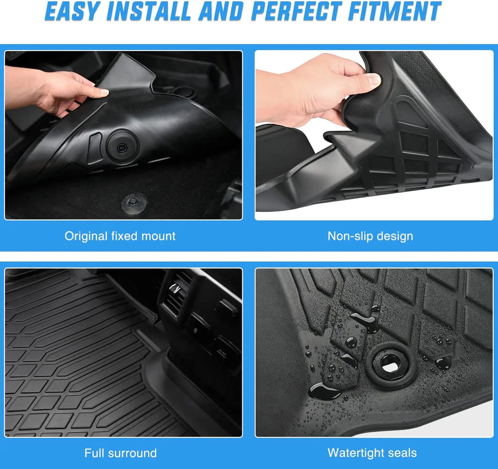 Nilight TPE Floor Mats for Honda HR-V (HRV) 2016 2017 2018 2019 2020 2021 2022,All Weather Custom Fit Heavy Duty Floor Liners Vue