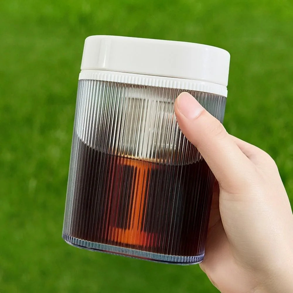 300 ML Pocket Cold Brew Coffee Maker Sealed Lid with Filter Cold Brew Coffee Pot Fine Mesh Leak-proof Cold Brew Mug Travel Vue