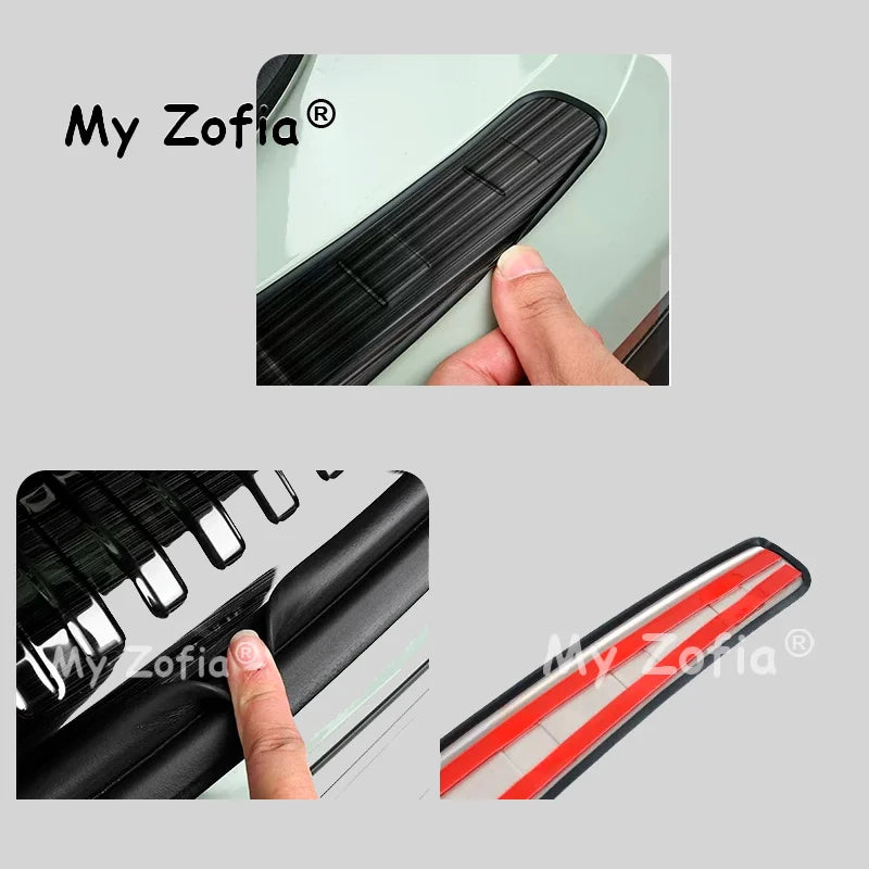 Geely EX2 eMAS 5 Stainless Steel Rear Bumper Sill Guard Cover Bumper Sill Guard Vue