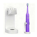 Electric Toothbrush Holder Detachable Wall Mounted Bathroom Counter Stand with Sticker Vue with toothbrush