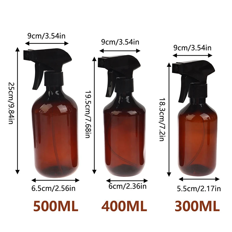 300/400/500ml Refillable Spray Bottle Multipurpose Plant Watering Sprayer Garden Flower Herb Mist Bottle for Cleaning Hair Care Vue