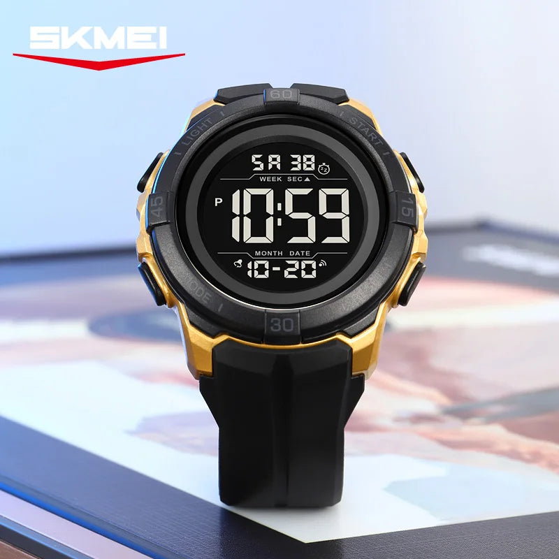 SKMEI 2565 Military Digital Sport Watch for Men | LED & Waterproof Digital Sport Watch Vue
