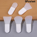 5Pcs Silicone Facial Mask Brush Face&Eye Cream Mud Mask Applicator Scraper Face Cleanse Brushes Travel Portable Skin Care Tools Vue 5pcs White