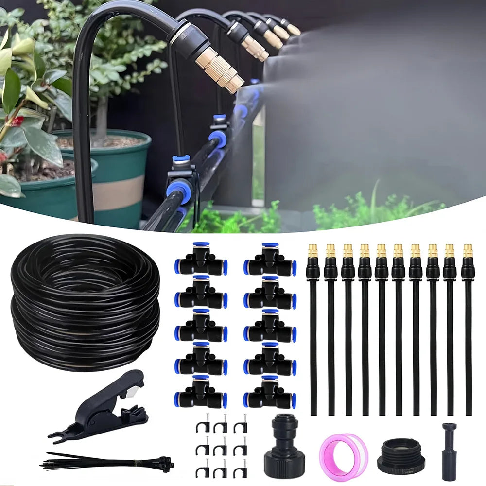 58mm Adjustable Universal Garden Sprinkler Head Detachable Rotating Spray Nozzle Auto Plant Watering Misting Irrigation Vue Blue