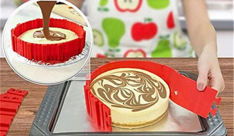 Baking Snake Silicone Cake Mold DIY Magic Heart Shade Rectangular Round Shade Cake Mold Pastry Tools Kitchen Baking Pastry Tools Vue