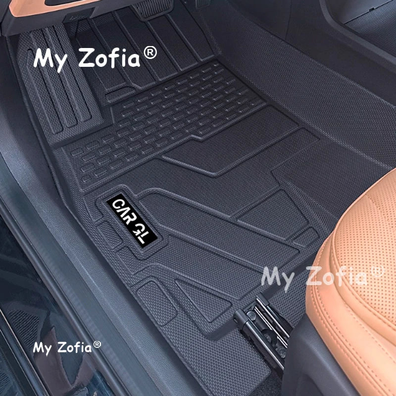 Custom Fit For BYD Han L DM EV 2025 2026 Car Interior Car Floor Mat Waterproof TPE Car Mat Waterproof Foot Liner Accessories Vue