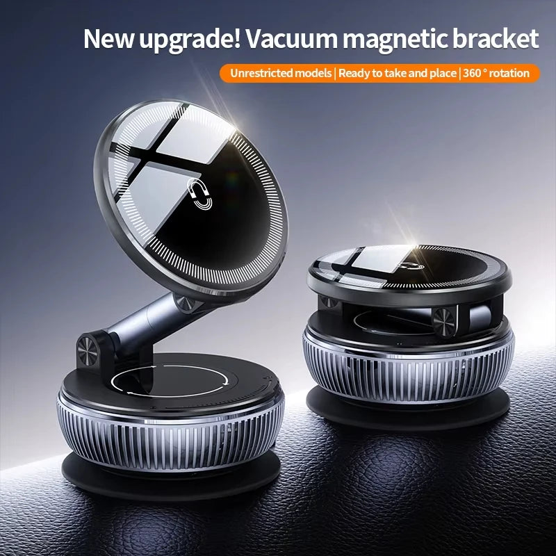 Upgraded Vacuum Magnetic Phone Holder Stand, for Magsafe Suction Cup Phone MountAdjustable Swivel Lock Vue Default Title
