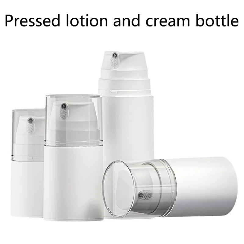 1Pcs 30/50/100ml Portable Travel Empty Airless Pump Jar Cream Dispenser Refillable Leak Proof Cosmetic Bottle Storage Container Vue