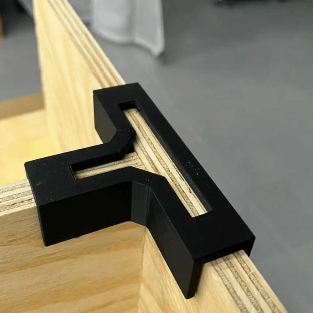 Thickened Wooden T-Shaped Bracket Durable Tool-Free Right Angle Bracket Easy Install Quick Installation Reinforced Cabinet Vue
