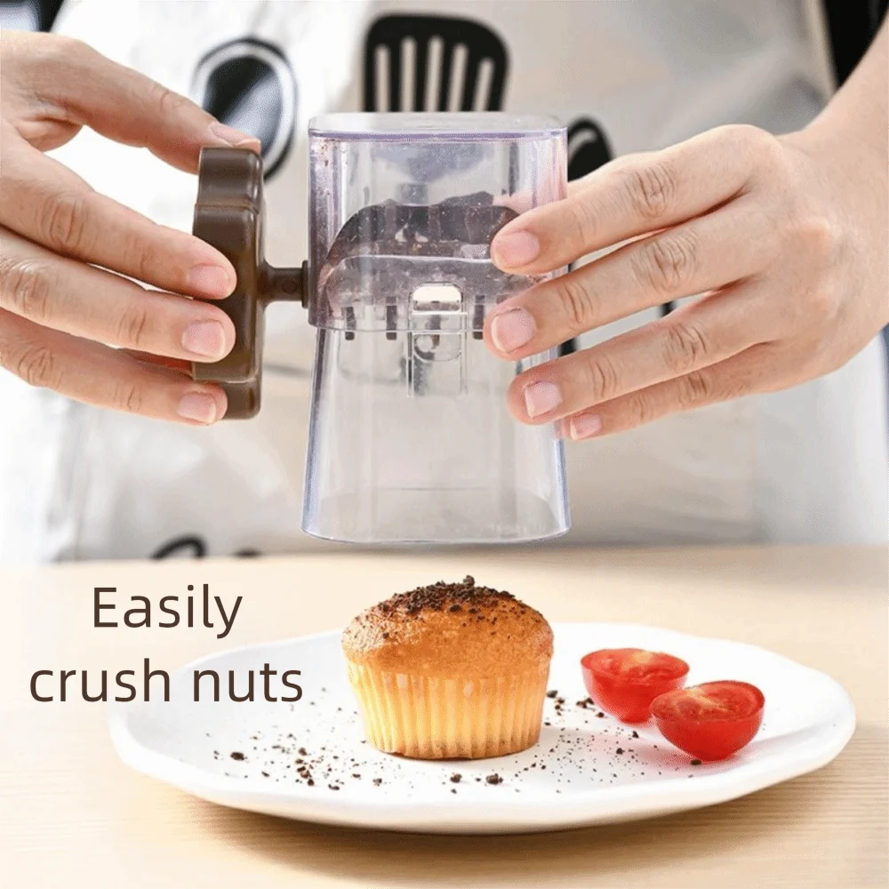 Grinding Tools Portable Nut Walnut Grinder Hand Crank Multifunctional Manual Nut Chopper Detachable Fruit Crusher Kitchen Vue