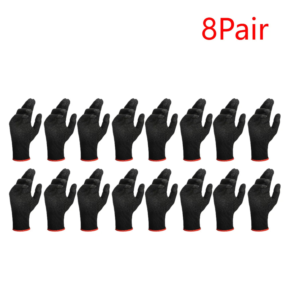 1-10Pair Anti Slip Touch Screen Gloves Breathable Knit Thermal Gloves for Gaming Biking Motorcycle Gloves Sports Full Finger Vue 8pair