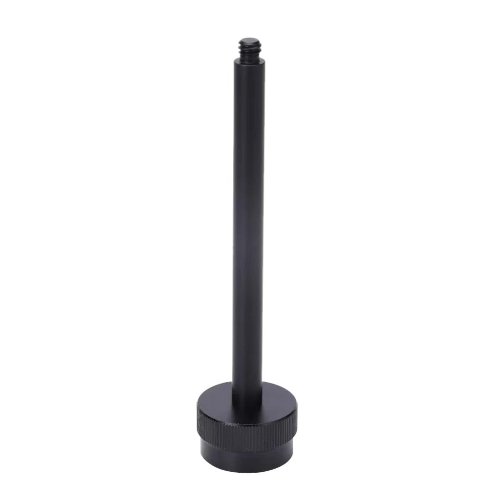 Camping Lamp Gas Tank Bracket Aluminum Alloy Gas Tank Adapter Lamp Extension Holder 1/4 Interface for Backpacking Picnic Fishing Vue black