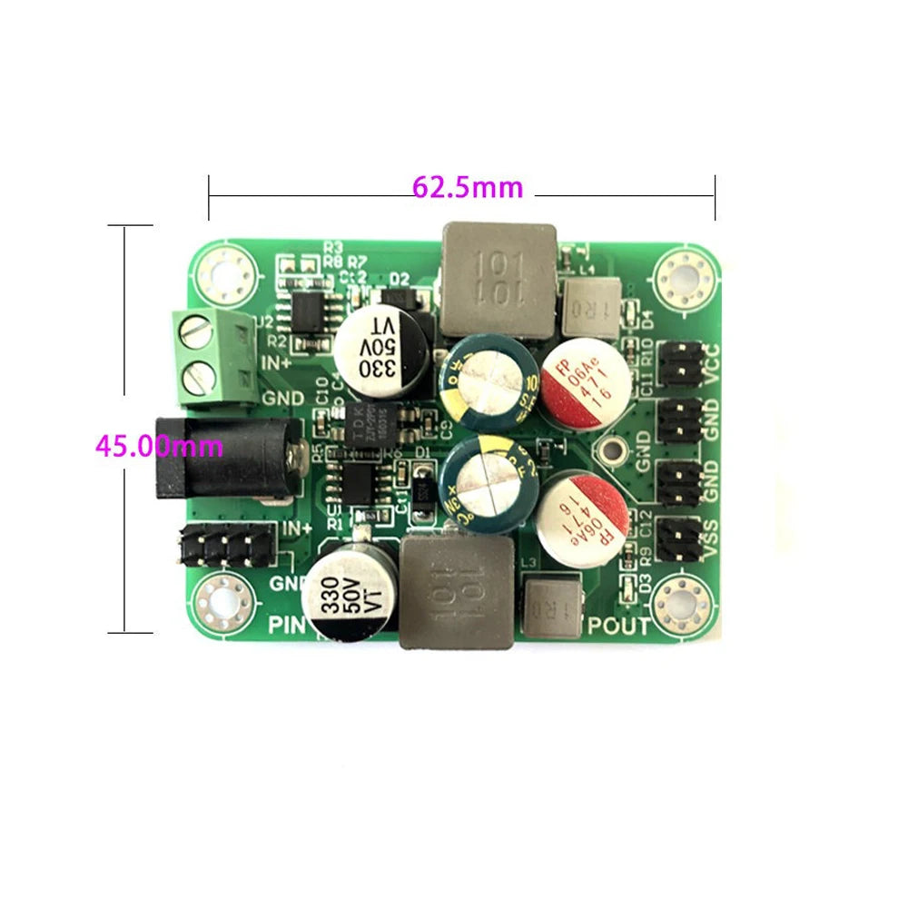 DC-DC Power Supply Module 600mA Max Single to ±5V Output Ultra Low Ripple Load Regulation 6.5-30V Input Short Circuit Protection Vue