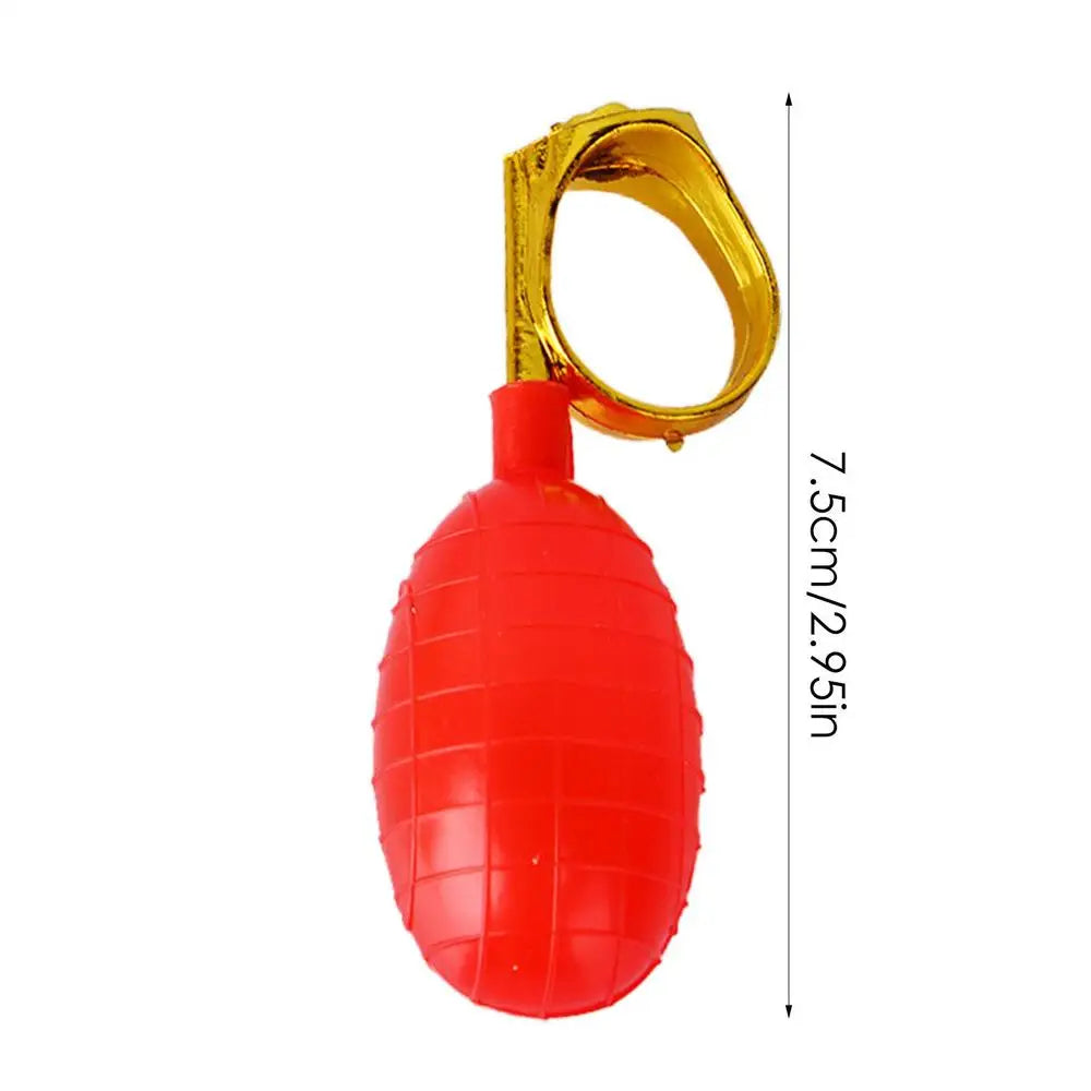Mini Water Spray Squirt Ring Creative Tricky Prank Ring Toy Lightweight F un Water Shooting Game Toy Funny Interactive Trick Toy Vue A