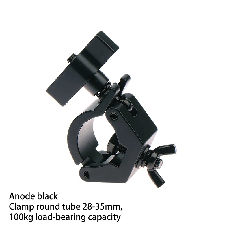 1 Psc Aluminium Truss Clamps 28-32mm Tube O Hook Stage Lighting Mount Bracket Fast Lock Lighting Clamp Vue A4