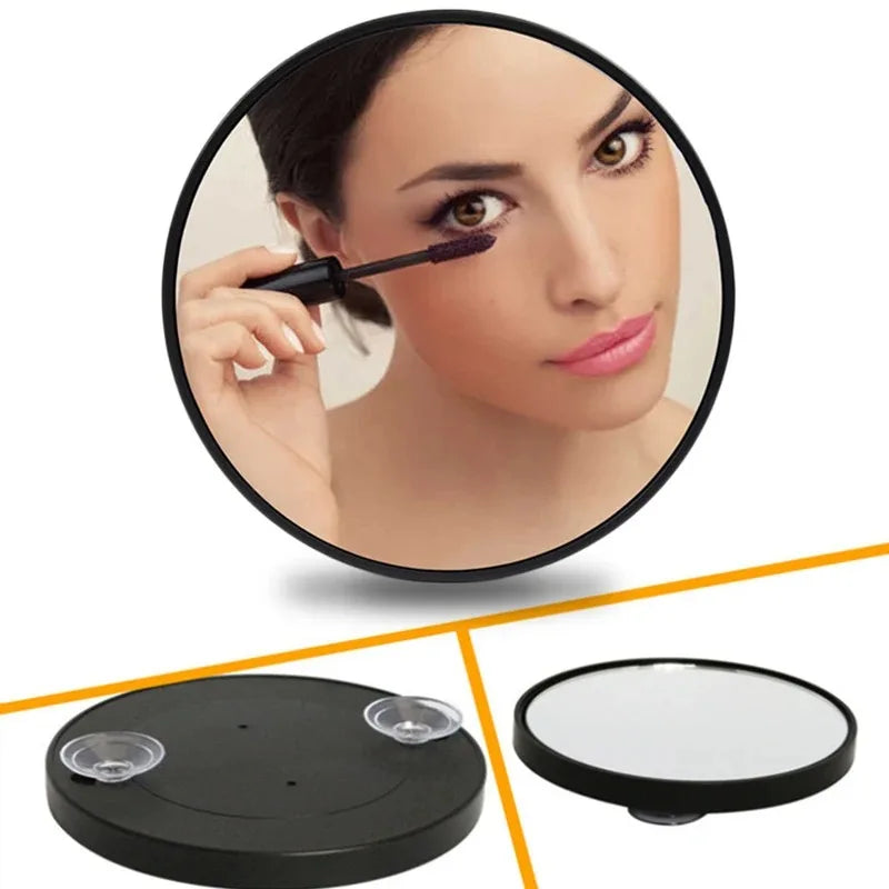 30x Magnification Mirror With Suction Cup Blackhead Magnifying Compact Remove Acne Pores Tool Bathroom Makeup Mirror Vue