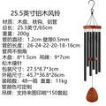 45 Inch Metal Wind Chime Red Iron Cap Floral Outdoor Garden Hanging Decor Elegant Gift For Couples And Home Lovers Birthday Vue A2