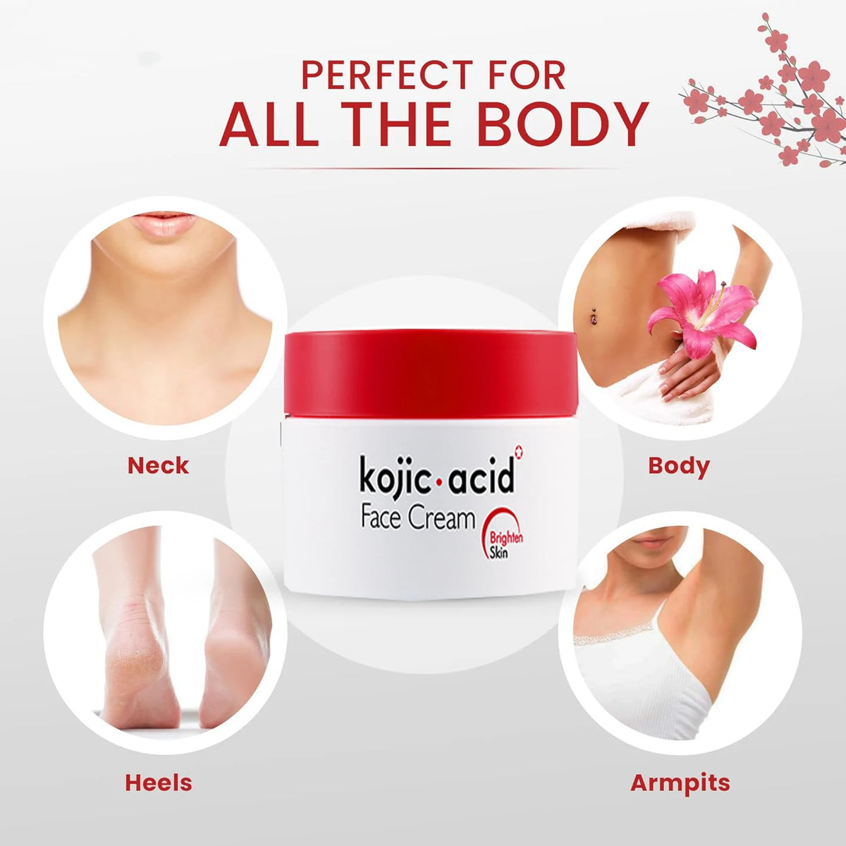Kojic Acid Cream Skin Whitening Cream Anti Aging Brighten Fade Stubborn Dark Spots Moisturiz Nourish Facial Skin Care With Soap Vue