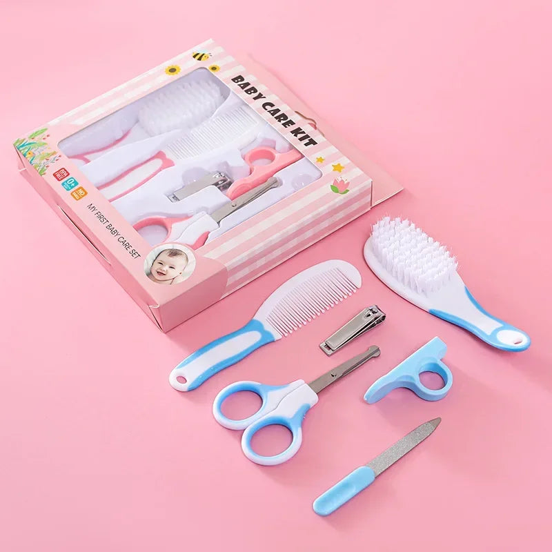 vvocci Safe Grooming Brush Ideal for Kids 6pcs Tool set Baby Care Cleaning Kits Essential Healthcare for Kids Nail Clipper Vue