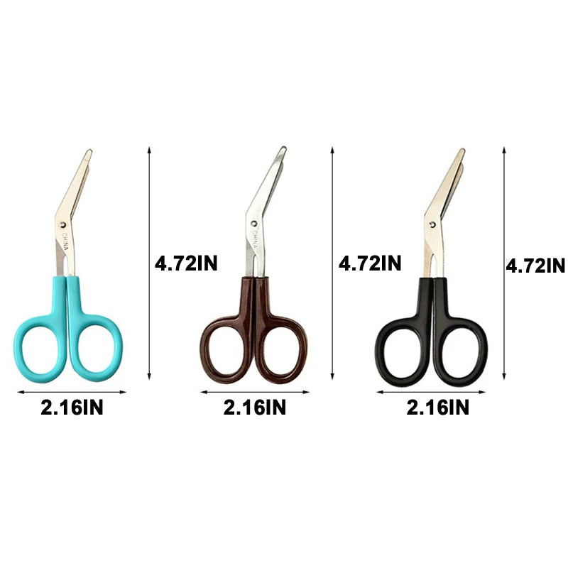 3Pcs Gauze Scissor Stoma Scissors Paramedic Wire Cutters Medical Scissor First Aid Kit Scissor Shears Needlework Accessories Vue