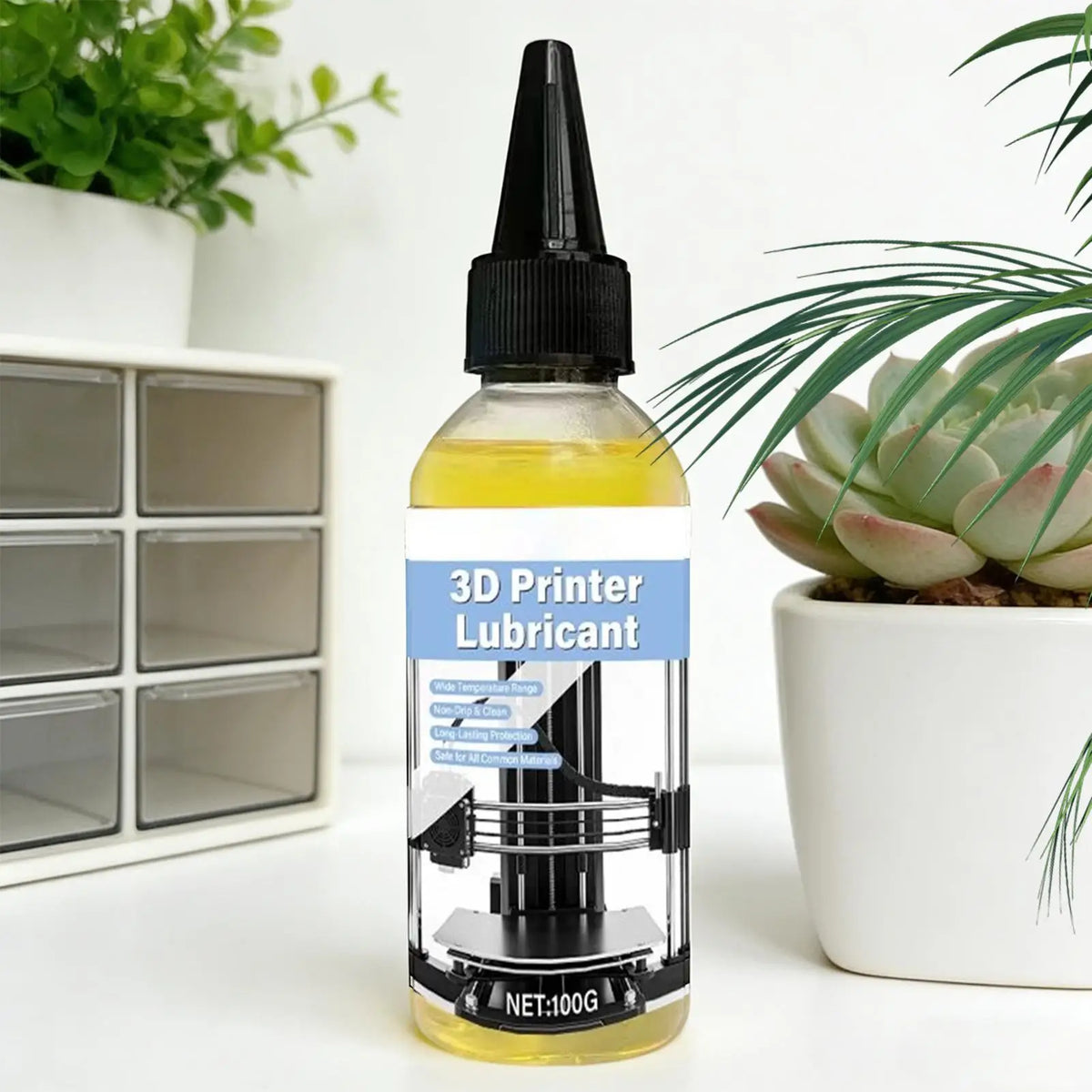 3D Printer Lubricant Grease 100g Jam Prevention Rail Lubricating Grease Smooth Operation Maintenance Oil Professional Repair Vue