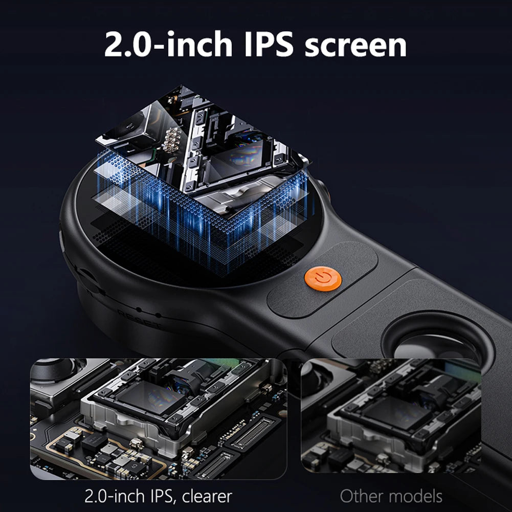 500X Portable Digital Microscope – HD 2MP LED & 2" IPS Screen Digital Microscope Vue
