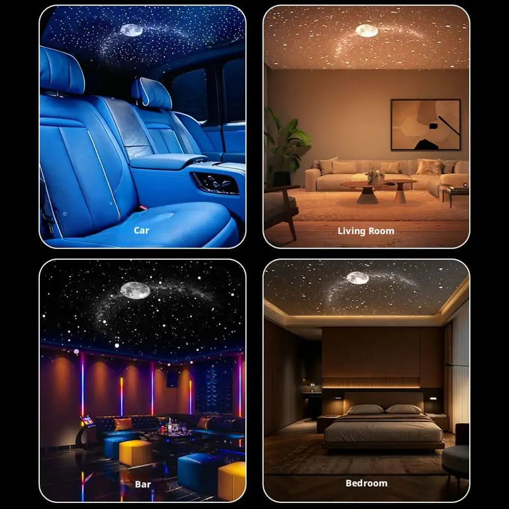 3/6/12/24 Projection Car HD Smart Dynamic Holographic Night Light Projector USB Galaxy Projector Films Bedroom Night Sleep Light Vue
