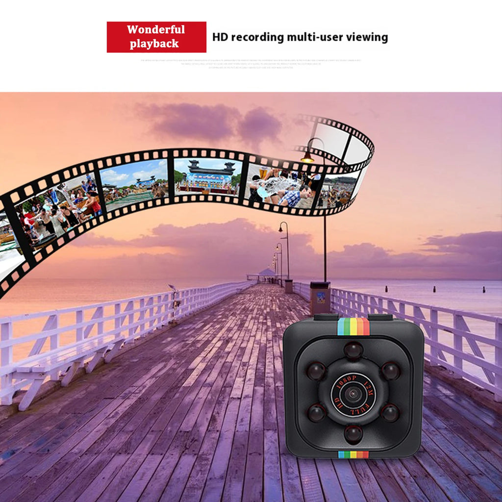 SQ11 Mini 1080P HD Camera – Motion Detection & Night Vision Mini HD Camcorder Vue