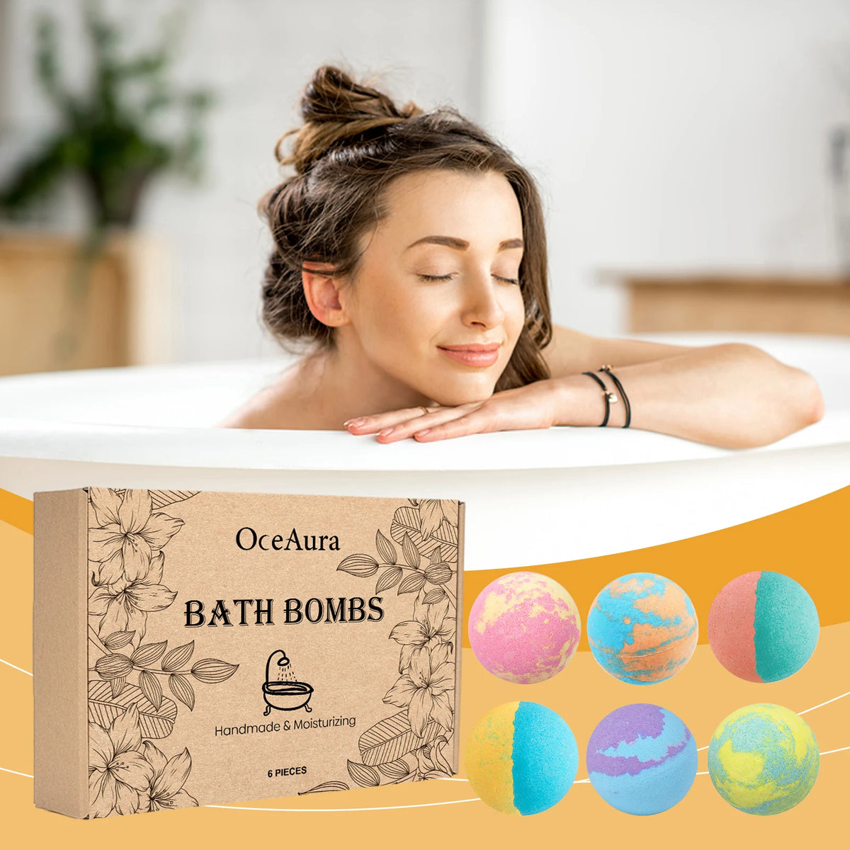 Floral Bath Set - Gentle Cleansing & Moisturizing, Long-Lasting Fragrance, Luxurious & Comfortable Bath Experience Vue