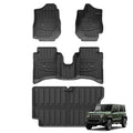 Smabee Right Drive for Suzuki Jimny XL 5-Door Auto Transmission 2023-Onwards Car Floor Mats Trunk Pad TPE Interior Accessories Vue RHD 4PCS Petrol-Auto model