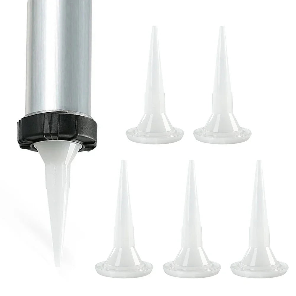5-Pack Universal Plastic Caulking Nozzle Tips for Sealant Guns Caulking Nozzle Tips Vue CN