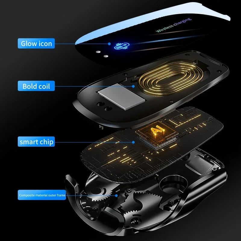 30W Car Wireless Charger Automatic Car Phone Holder Infrared Induction for iPhone16 15 14 13 12 Samsung Fast Charging Station Vue