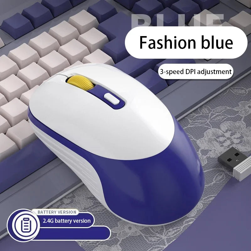 Mouse Silent Charging Office Gaming Universal Mouse Type-c Rechargeable 2.4g Raton Inalambrico Wireless Notebook Mouse Vue Rechargeable Darknes