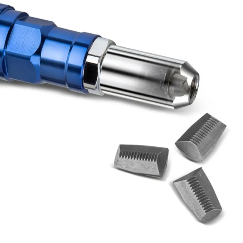 New Electric Rivet Gun Adapter 2.4mm-4.8mm Rivet Nut Gun Drill Adapter Cordless Riveting Tool Insert Nut Pull Rivet Insert Tool Vue