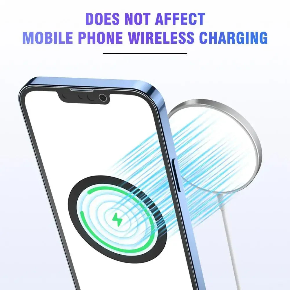 Magsafe Magnetic Plate Ring Universal Metal Sticker Support Wireless Charger Metal Plate Sheet for Magnet Car Holder Vue