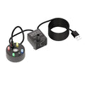 USB 5V Water Pump Ultrasonic Atomizer Mist Maker Fogger for Pond Garden Rockery Fountain Fish Tank Landscaping Humidifier Vue black CN 3W