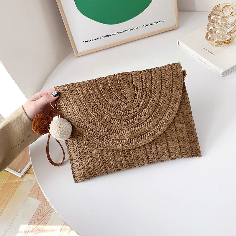 Casual Women Envelope Clutch Bags Lady Fashion Crossbody Bag Beach